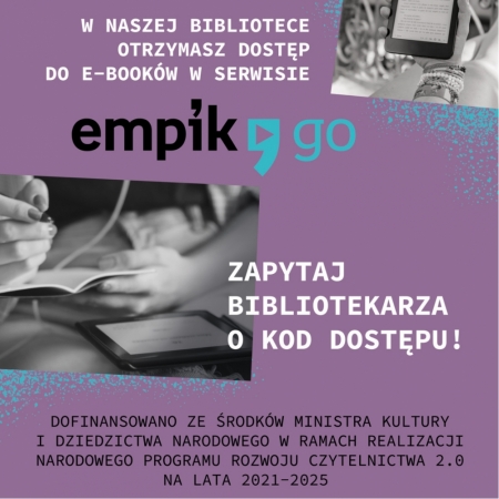 Plakat promujący EmpikGo. 