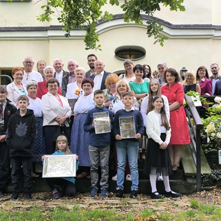 Narodowe czytanie utworów Jana Kochanowskiego w "Dworze Kossaków" w Górkach Wielkich, w dniu 6 września 2025 roku.