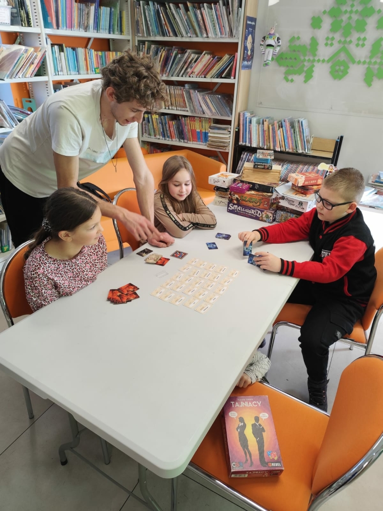 Planszogranie w bibliotece w Brennej - relacja
